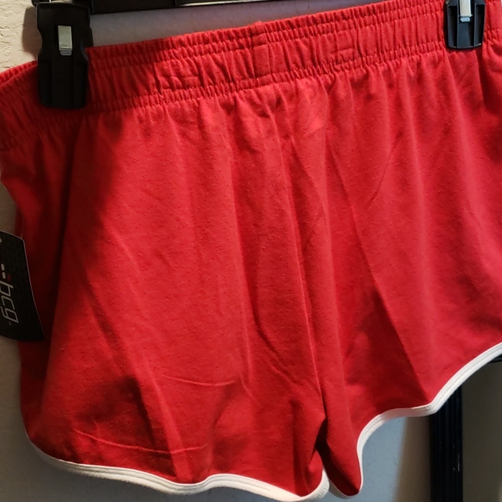 big red shorts
